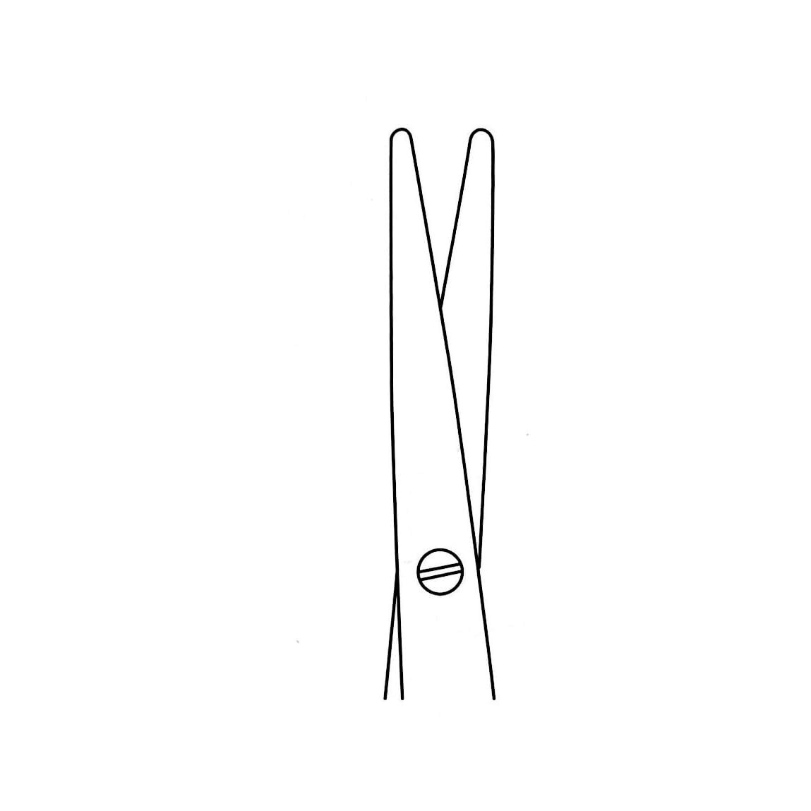 (05-2065-02)メッツェンバーム剪刀直型 04.32.18(180MM) ﾒｯﾂｪﾝﾊﾞｰﾑｾﾝﾄｳﾁｮｸｶﾞﾀ【1本単位】【2019年カタログ商品】