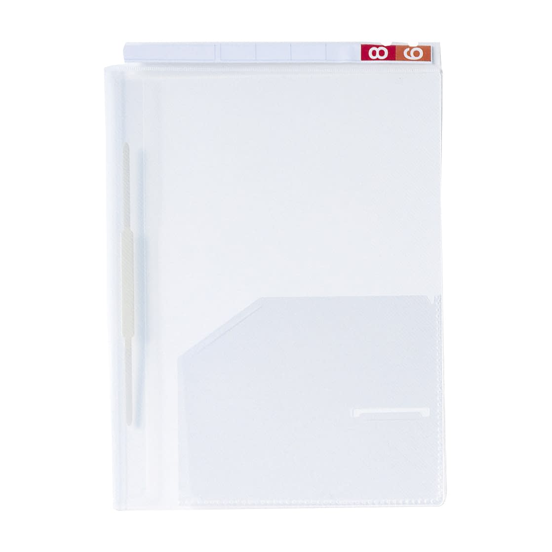 TDカルテバインダー(A4横保管用) A4用・透明 08-2025-00 ケルン KS-006Y(トウメイ)2ケツ