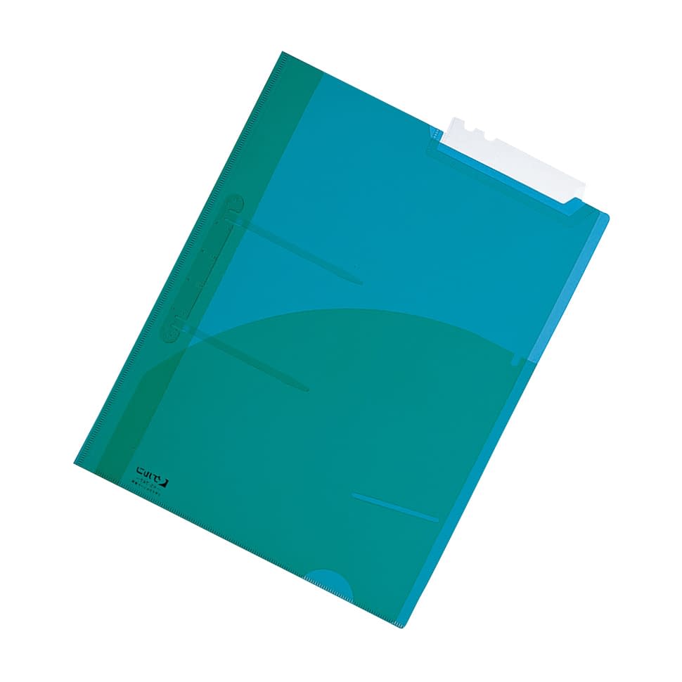 TDカルテフォルダーエニー(A4用) A4/A3二ツ折用・カラー 19-5460-0101 緑 ケルン KS-747(カラー)