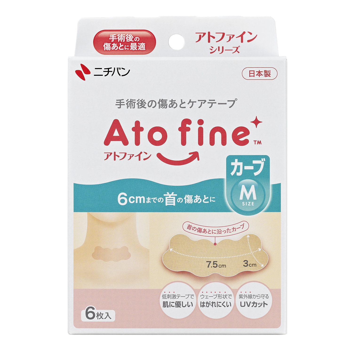 ニチバン アトファイン Mサイズ 合計46枚 新品未使用 アトファインカーブ M ニチバン ATFCM(M)6マイ｜マツヨシ【松吉医科