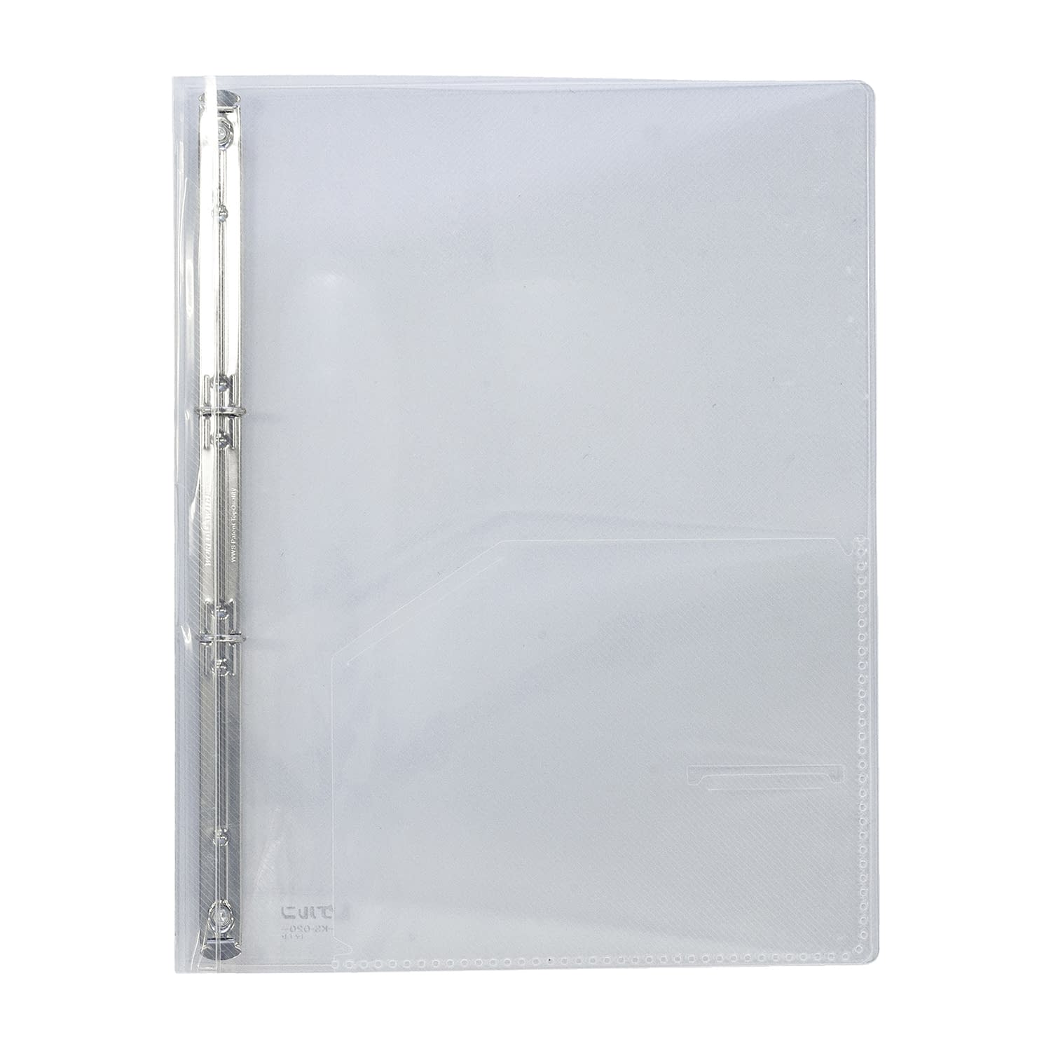 TDカルテバインダー(A4縦保管用) 08-2020-0101 2穴 ケルン KS-020(トウメイ)