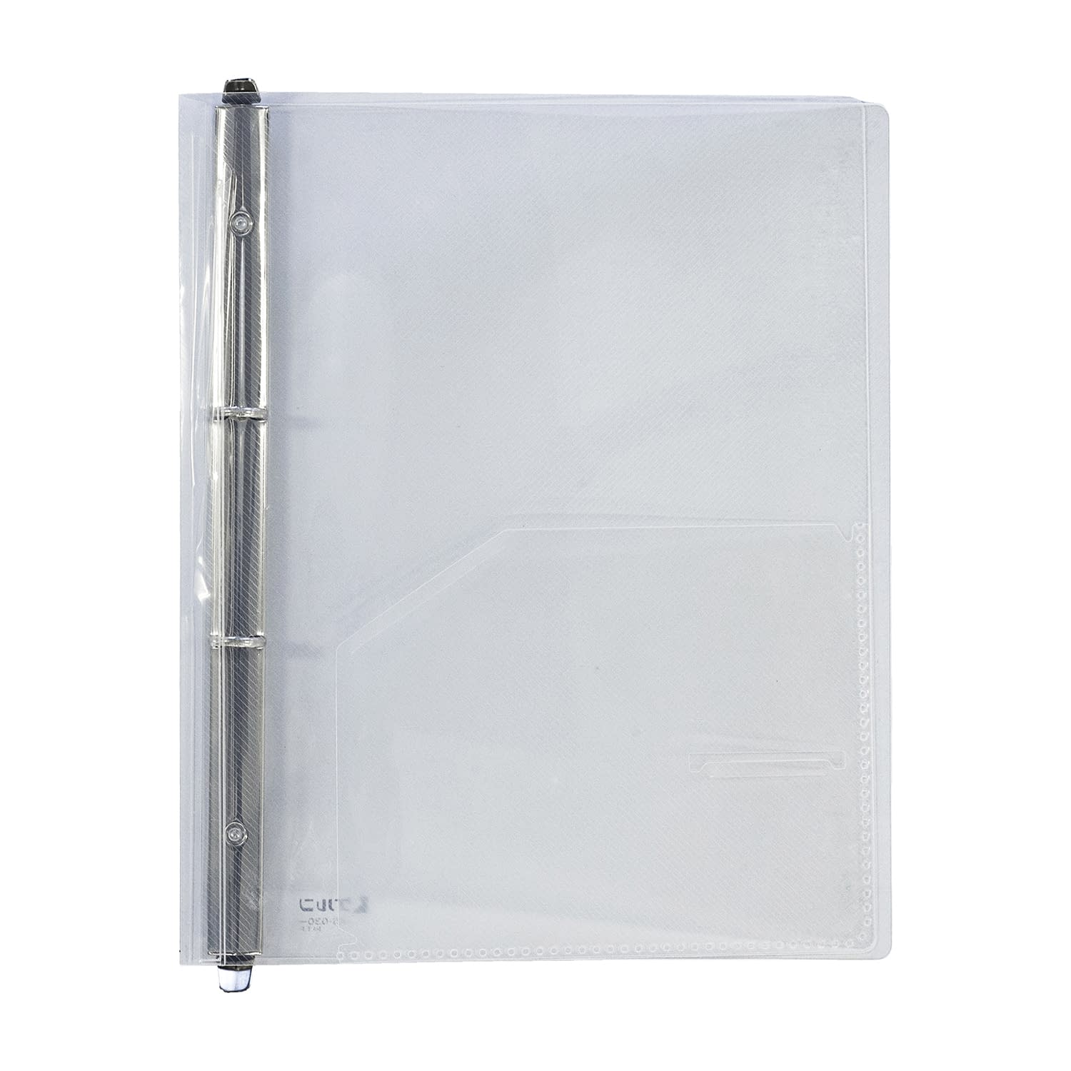 TDカルテバインダー(A4縦保管用) カルテフォルダー 08-2020-0201 2穴 ケルン KS-030(トウメイ)