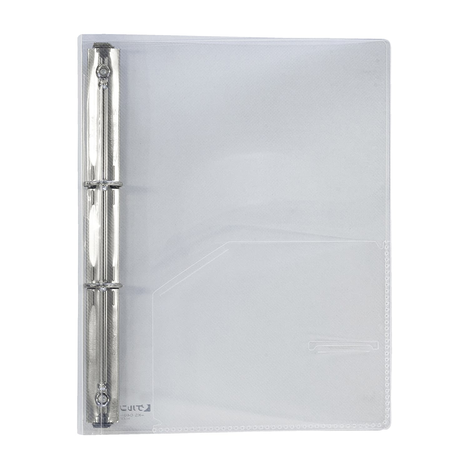 TDカルテバインダー(A4縦保管用) 08-2020-0301 2穴 ケルン KS-040(トウメイ)