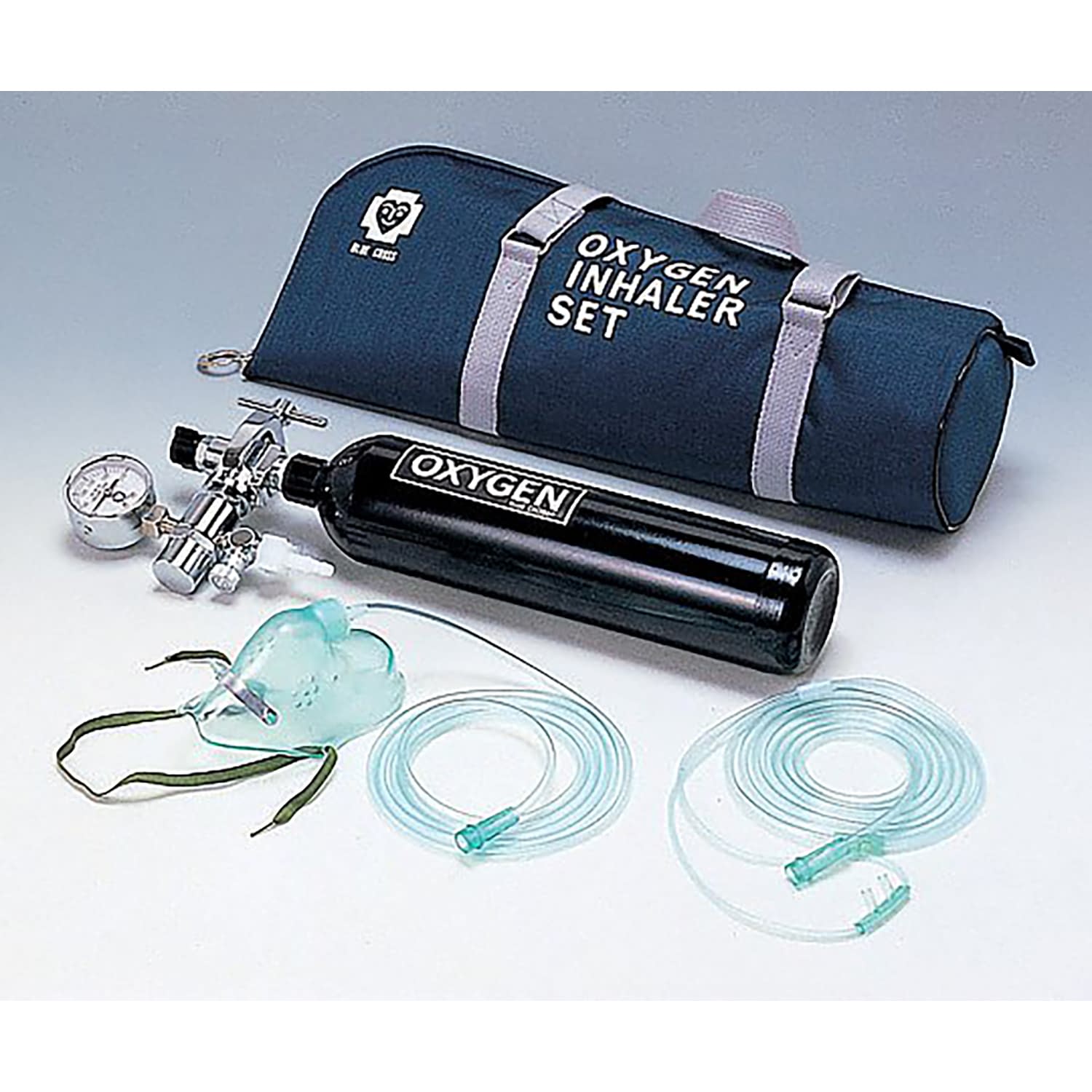 携帯用酸素吸入器(スタンダードタイプ 01-5560-1102 酸素なし ブルークロス・エマージェンシー