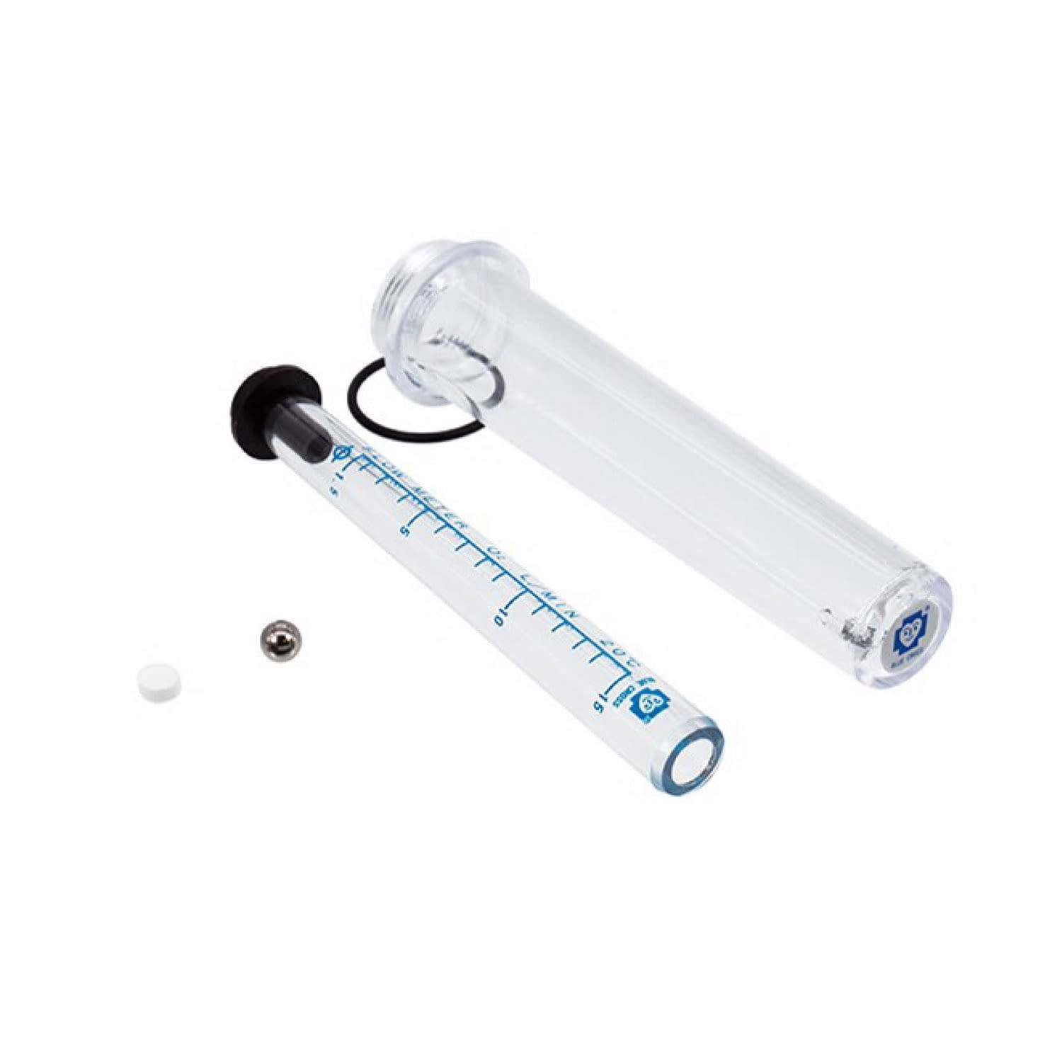 酸素流量計用ゲージ管セット 01-5560-15 ブルークロス・エマージェンシー 1620090(S-40-FHヨウ)