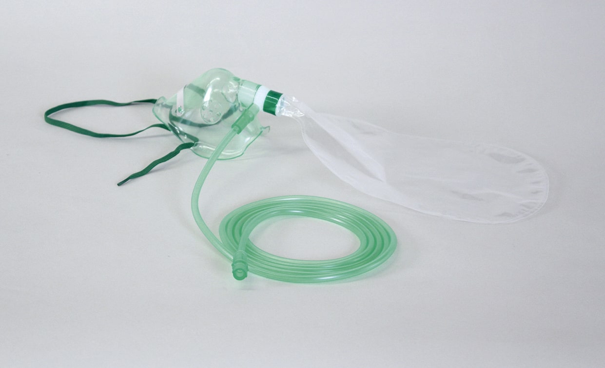 高濃度用酸素マスク(子供・小児用) チューブ付 01-5565-15 ブルークロス・エマージェンシー NO.5-2(10イリ)