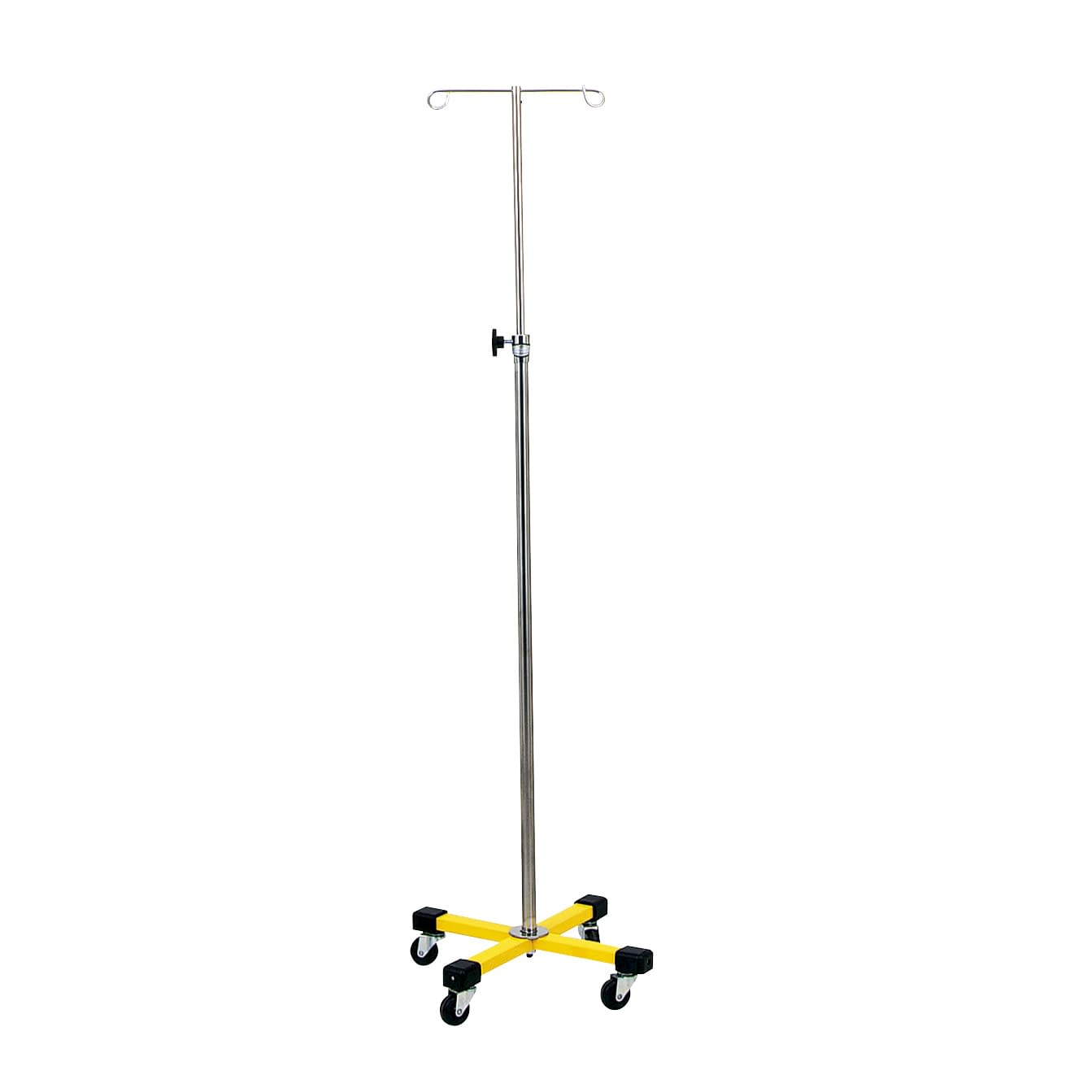 マツヨシカラーガートル台(4脚)黄 4脚 クッション付 IVスタンド 01-4820-00 MATSUYOSHI MY-165YN-A(クッションツキ)