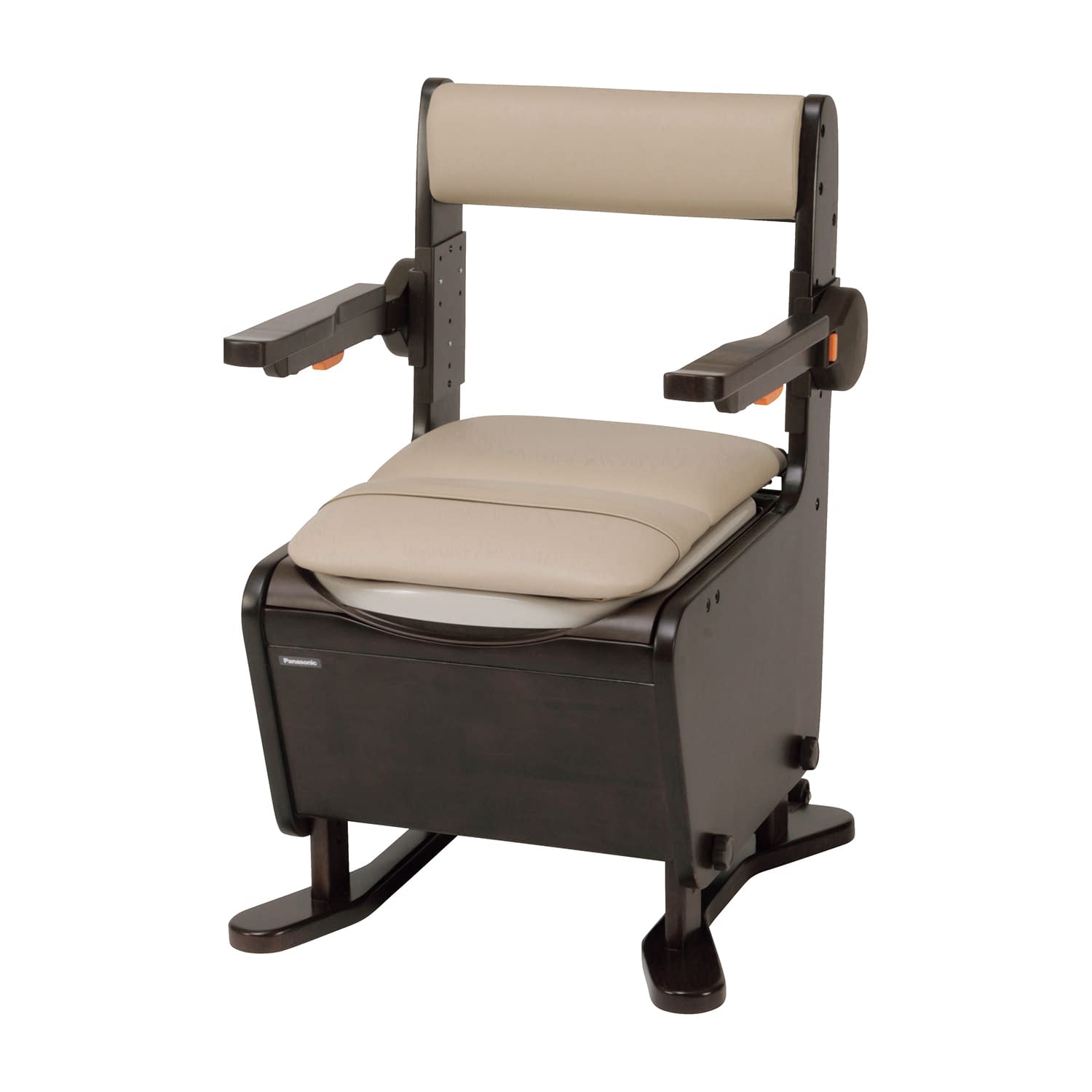 家具調トイレ座楽ひじ掛けはねあげ 便座タイプ,ソフト便座 25-4672-02 家具調トイレ座楽 PN-L23407(ソフトベンザ)