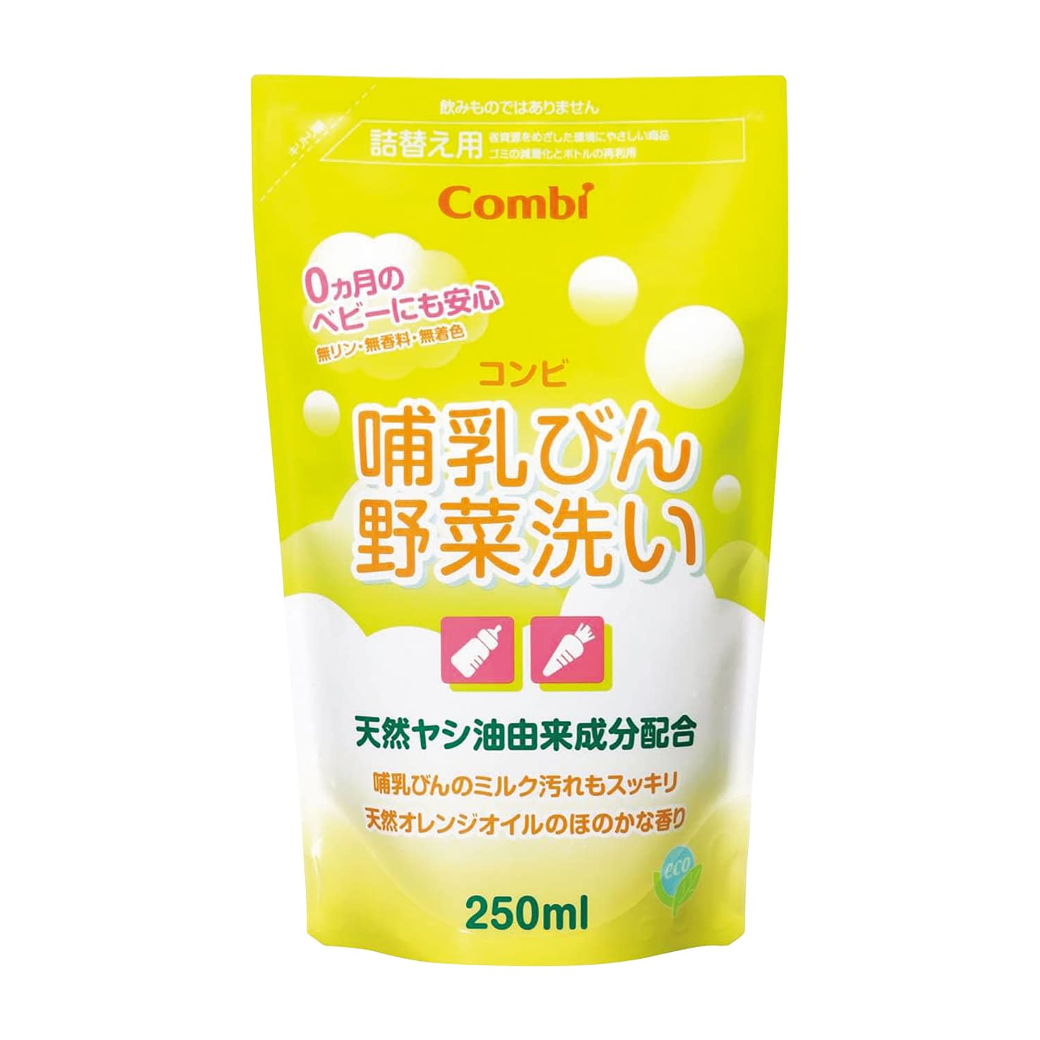 哺乳びん野菜洗い替 250ml 詰替え用 25-4834-01 コンビ 112579