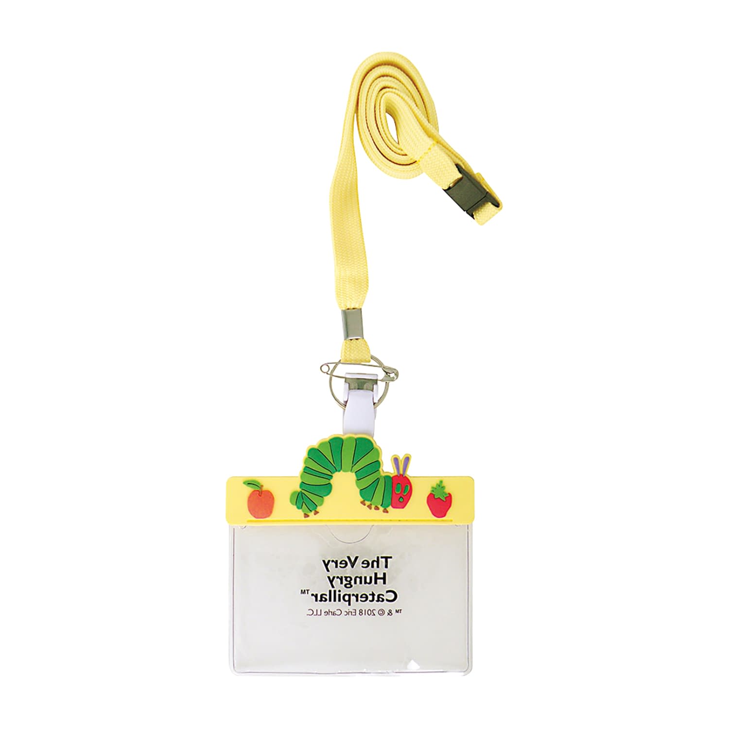 エリックカールネームホルダー はらぺこあおむし 名札ケース 25-6557-01 セントレディス ST-ZE0002(アオムシイエロー)