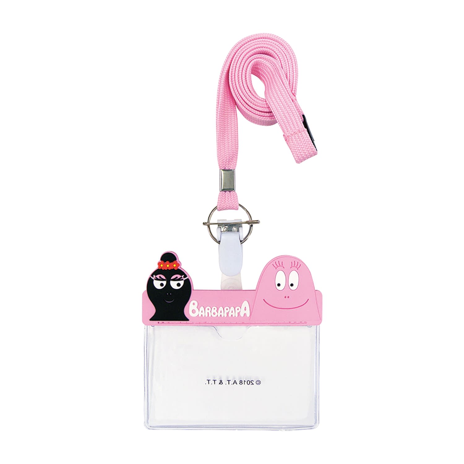 バーバパパネームホルダー バーバパパ 名札ケース 25-6557-00 セントレディス ST-ZBP0003(ピンク)