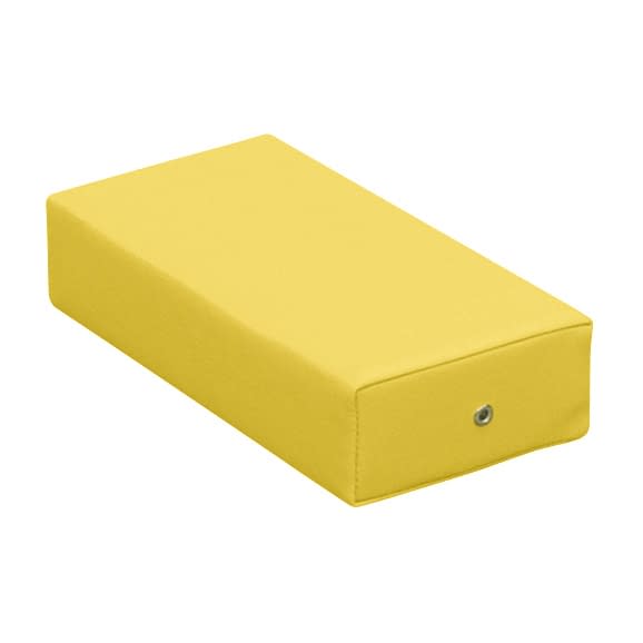 カラー診察用額マクラ(小高) 02-2337-0008 ビニルレザーイエロー 高田ベッド製作所 TB-77C-10