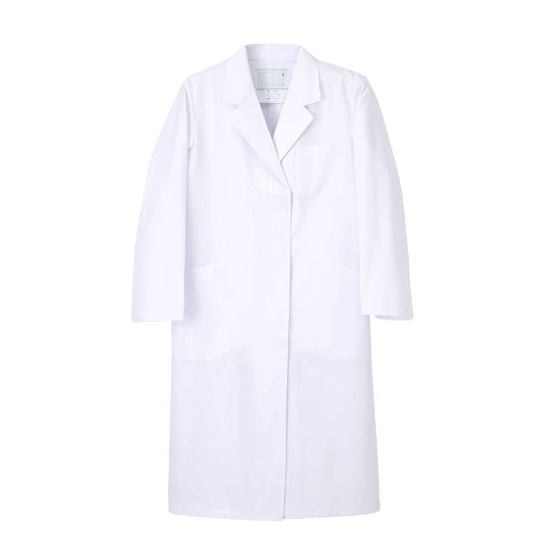 女子シングル診察衣 16-1686-0201 ホワイト ナガイレーベン KEX-5130(L)