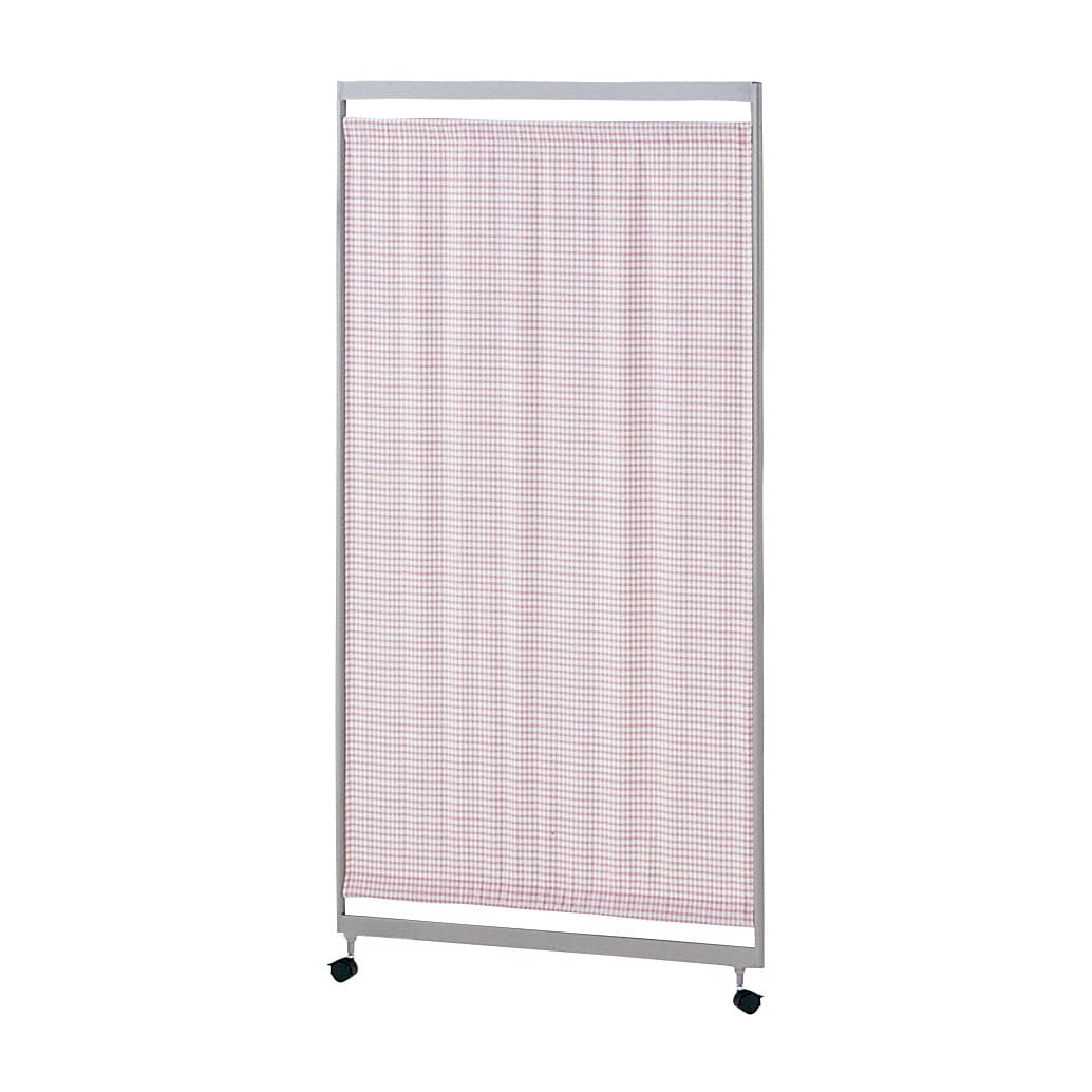 マツヨシファンシースクリーンSP増結 増結型 衝立 02-5133-0101 ピンクチェック MATSUYOSHI MY-N2016