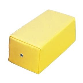 カラー診察用角マクラ 02-2336-0008 ビニルレザーイエロー 高田ベッド製作所 TB-77C-01