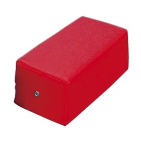 カラー診察用角マクラ 02-2336-0014 ビニルレザーレッド 高田ベッド製作所 TB-77C-01