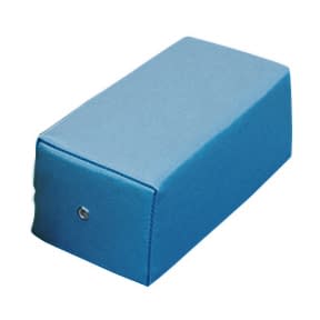 カラー診察用角マクラ 02-2336-0016 ビニルレザーメディブルー 高田ベッド製作所 TB-77C-01