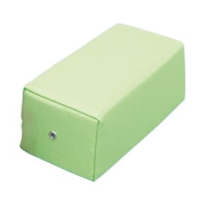 カラー診察用角マクラ 02-2336-0018 ビニルレザーライムグリーン 高田ベッド製作所 TB-77C-01