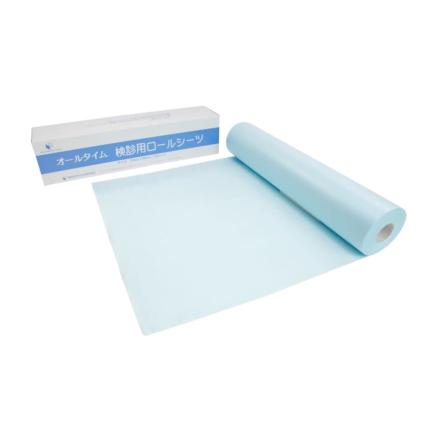 検診用ロールシーツ(ソフトタイプ) ソフトタイプ(ブルー) 12-2052-01 東京メディカル RS-373(ブルー)20ロールイリ