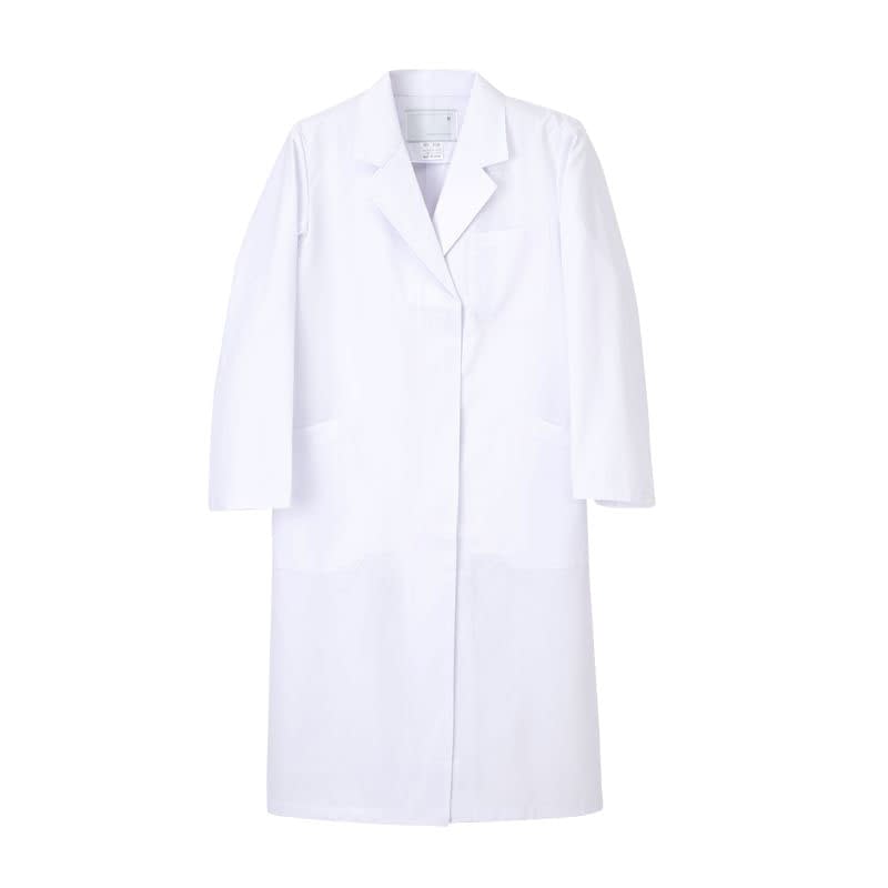 女子シングル診察衣 16-1686-0101 ホワイト ナガイレーベン KEX-5130(M)