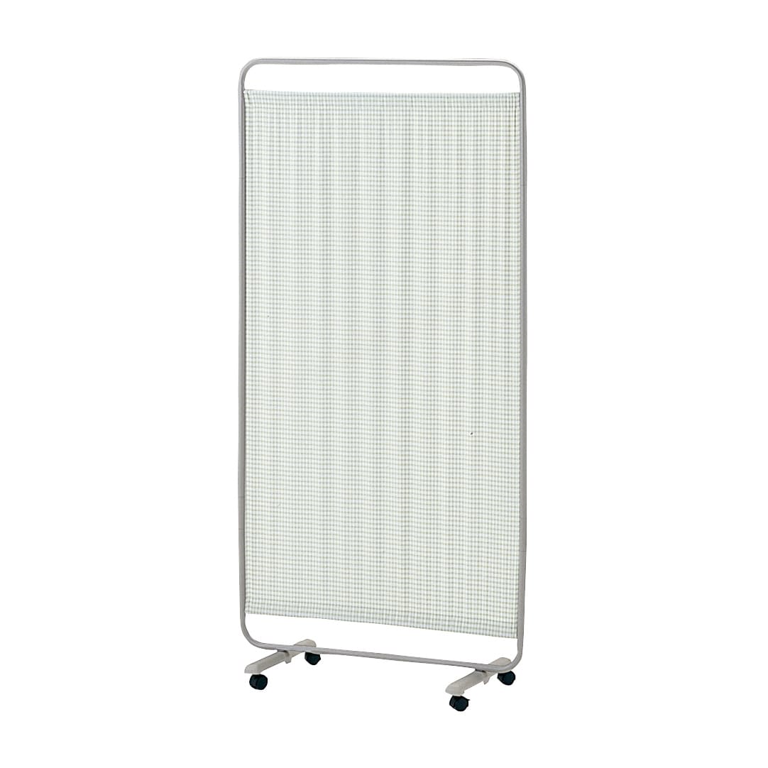 マツヨシファンシースクリーンRP独立 独立型 衝立 02-5131-0002 グリーンチェック MATSUYOSHI MY-N2005
