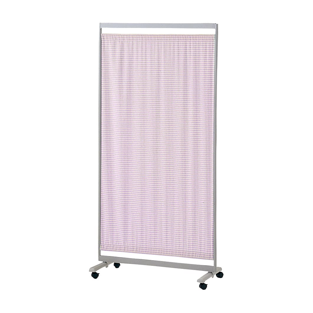 マツヨシファンシースクリーンSP独立 独立型 衝立 02-5133-0001 ピンクチェック MATSUYOSHI MY-N2015