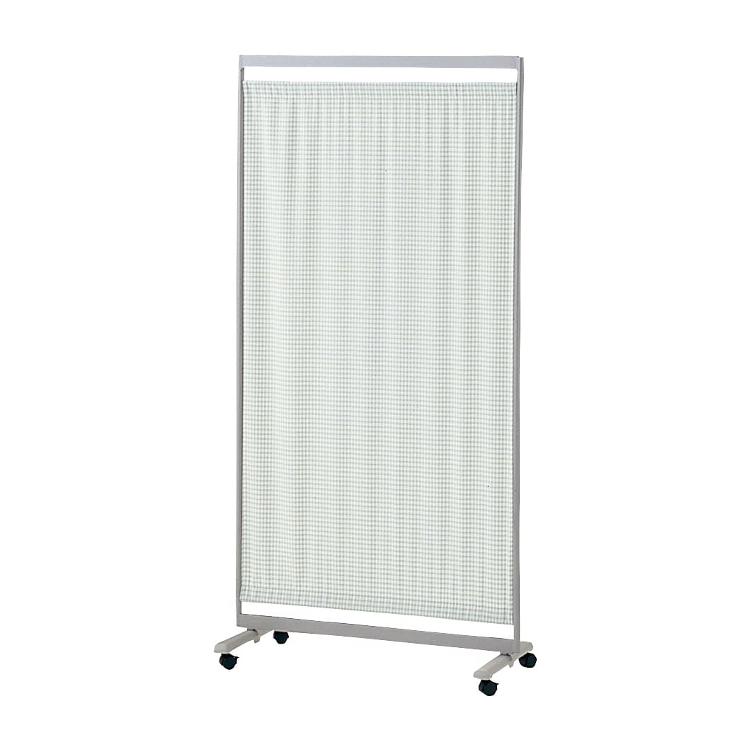 マツヨシファンシースクリーンSP独立 独立型 衝立 02-5133-0002 グリーンチェック MATSUYOSHI MY-N2015
