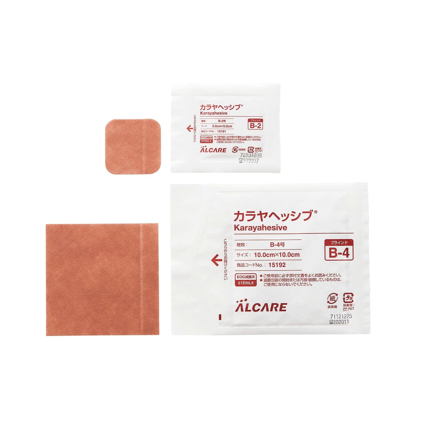 カラヤヘッシブ・ブラインド(B－4) 23-7436-01 アルケア 15192(10マイ)10X10CM