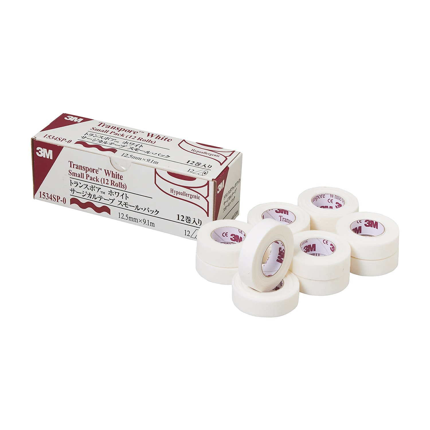 トランスポアホワイト(スモールパック 24-5513-03 スリーエムジャパン 1534SP-0(12.5)12カン