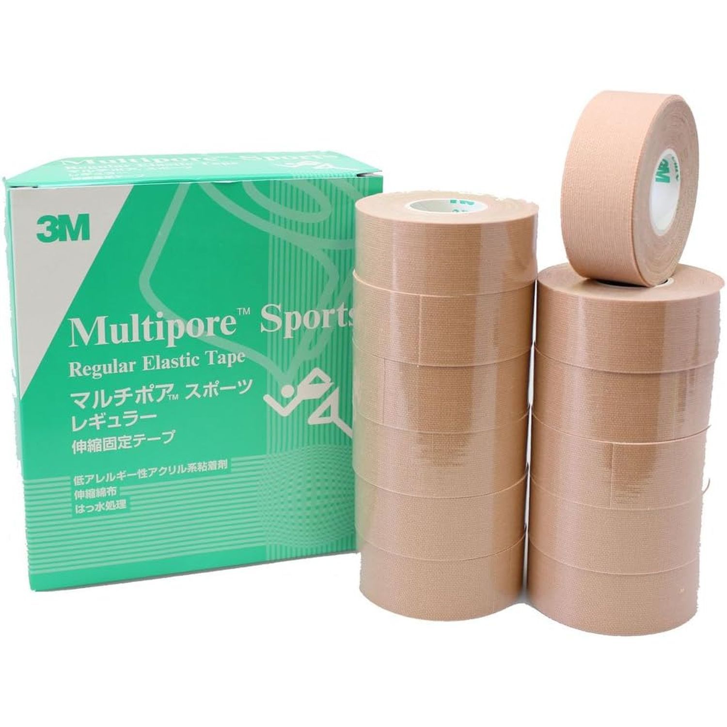 マルチポアスポーツ レギュラー伸縮 テーピングテープ 25-7140-00