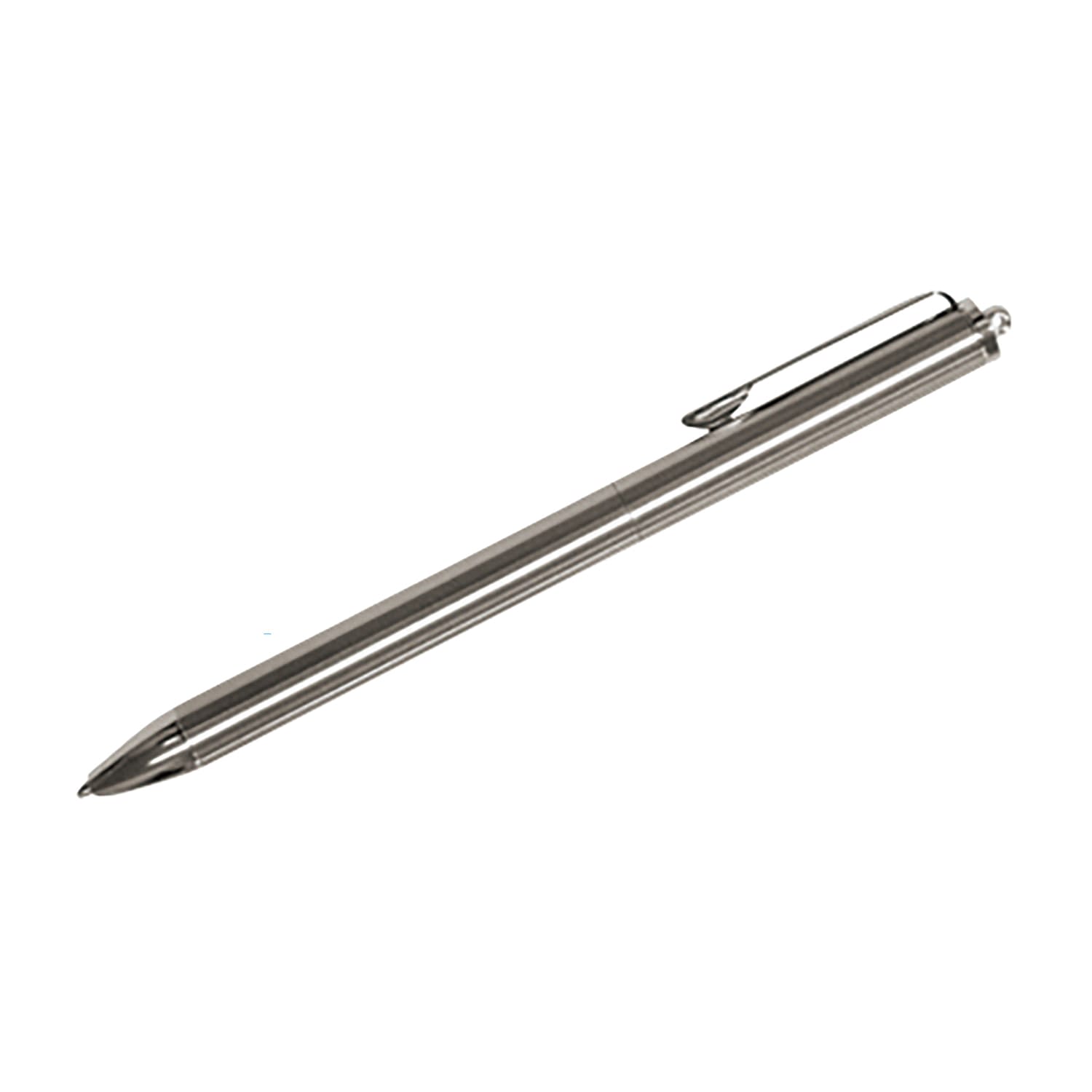 加圧式ステンレスボールペン クリップあり 25-6051-01 MT KSB-130PT(クロ)