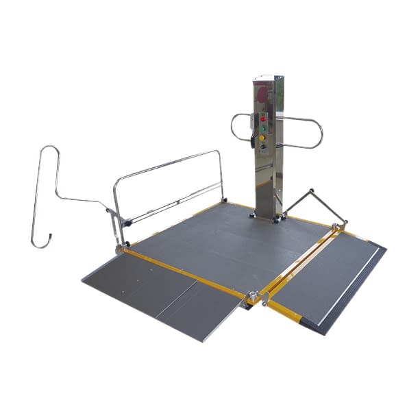 車いす用電動昇降機直進／L字乗込 直進/L字乗込み 25-2373-00 微笑 SK-L