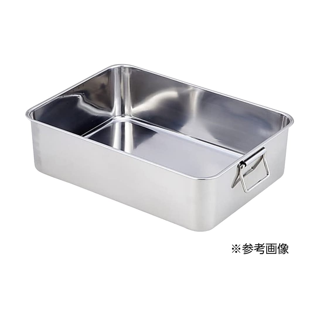 深型組バット 14号(手付) 14号手付き 25-2995-18 赤川器物製作所 44014-1(598X397X153