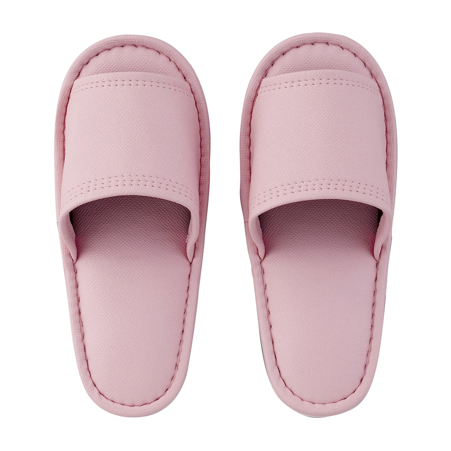 レザー風外縫いスリッパ 25-3220-03 テンダイ 540551(26.5CM)ピンク