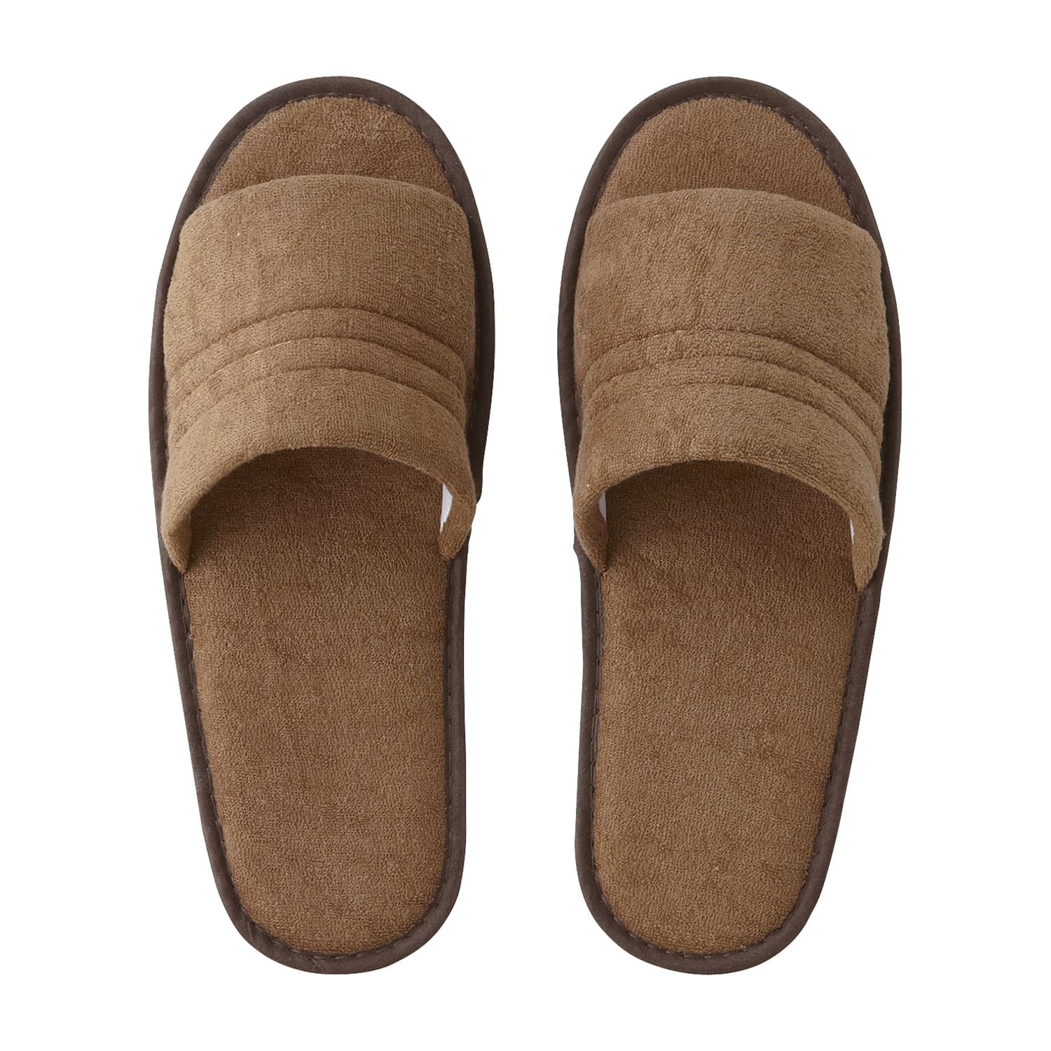 使い捨てパイルスリッパ(5足) 25-3221-04 テンダイ 572040(28CM)ブラウン