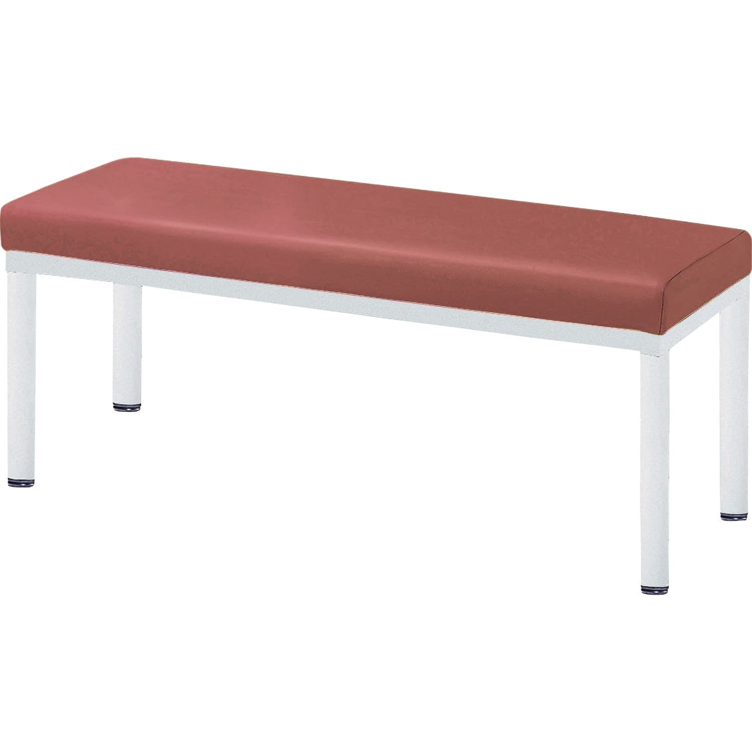 コンパクトスリムロビーチェア 25-7369-0002 コーラルピンク ニシキ工業 ZR-0930WN(900X300)