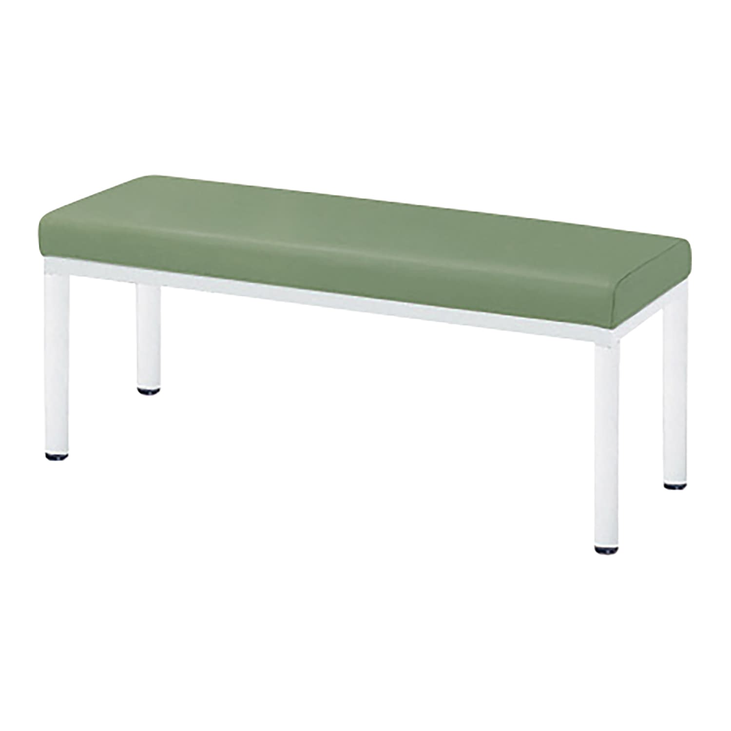 コンパクトスリムロビーチェア 25-7369-0005 カーキグリーン ニシキ工業 ZR-0930WN(900X300)