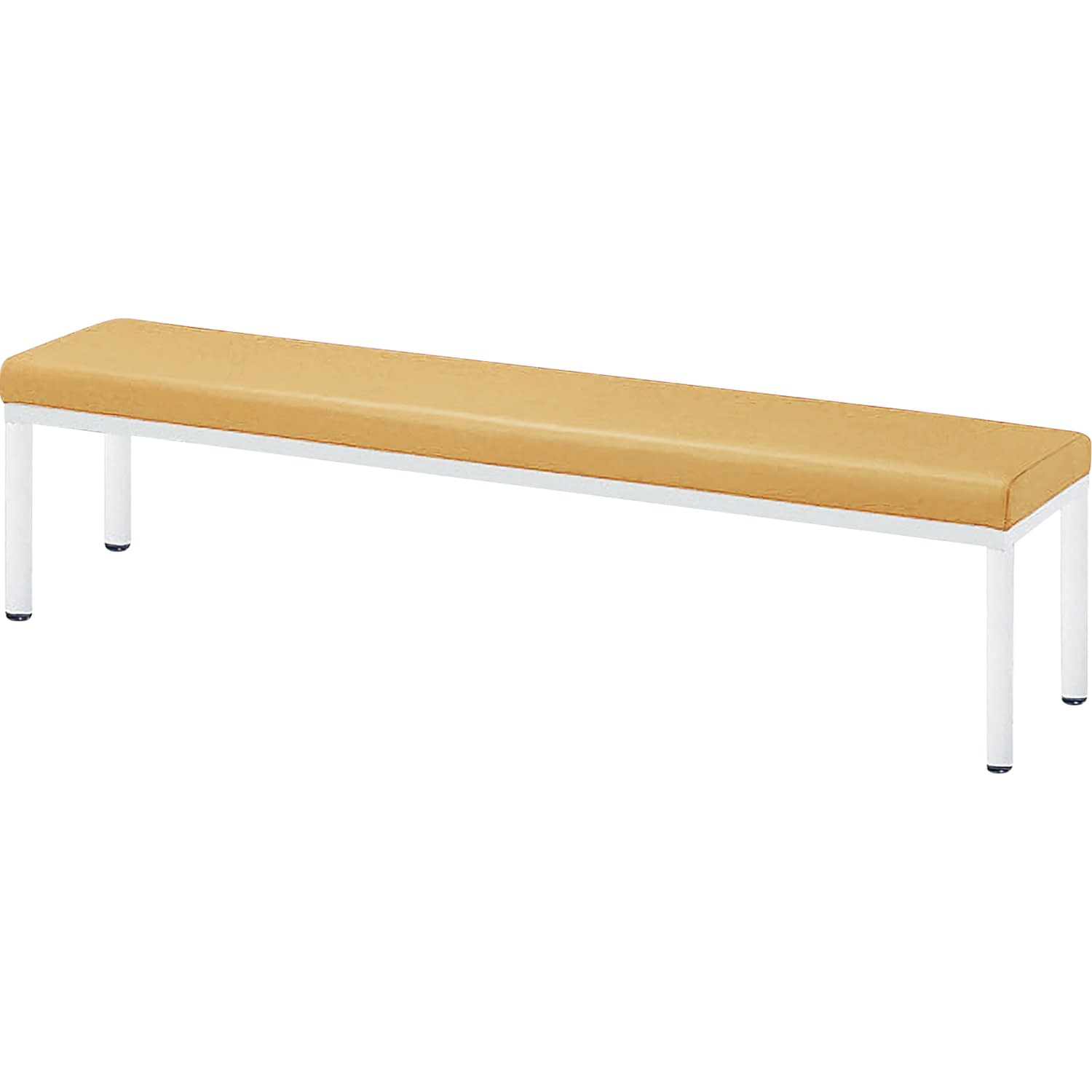 コンパクトスリムロビーチェア 25-7369-0207 マスタードイエロー ニシキ工業 ZR-1530WN(1500X300)