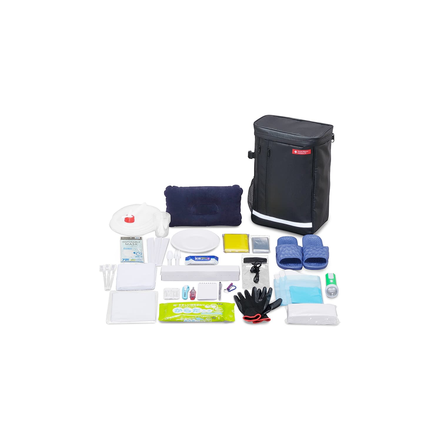 防災セット 1人用 27点セット 1人用27点 防災リュック 25-3148-00 アイリスオーヤマ BS1-27