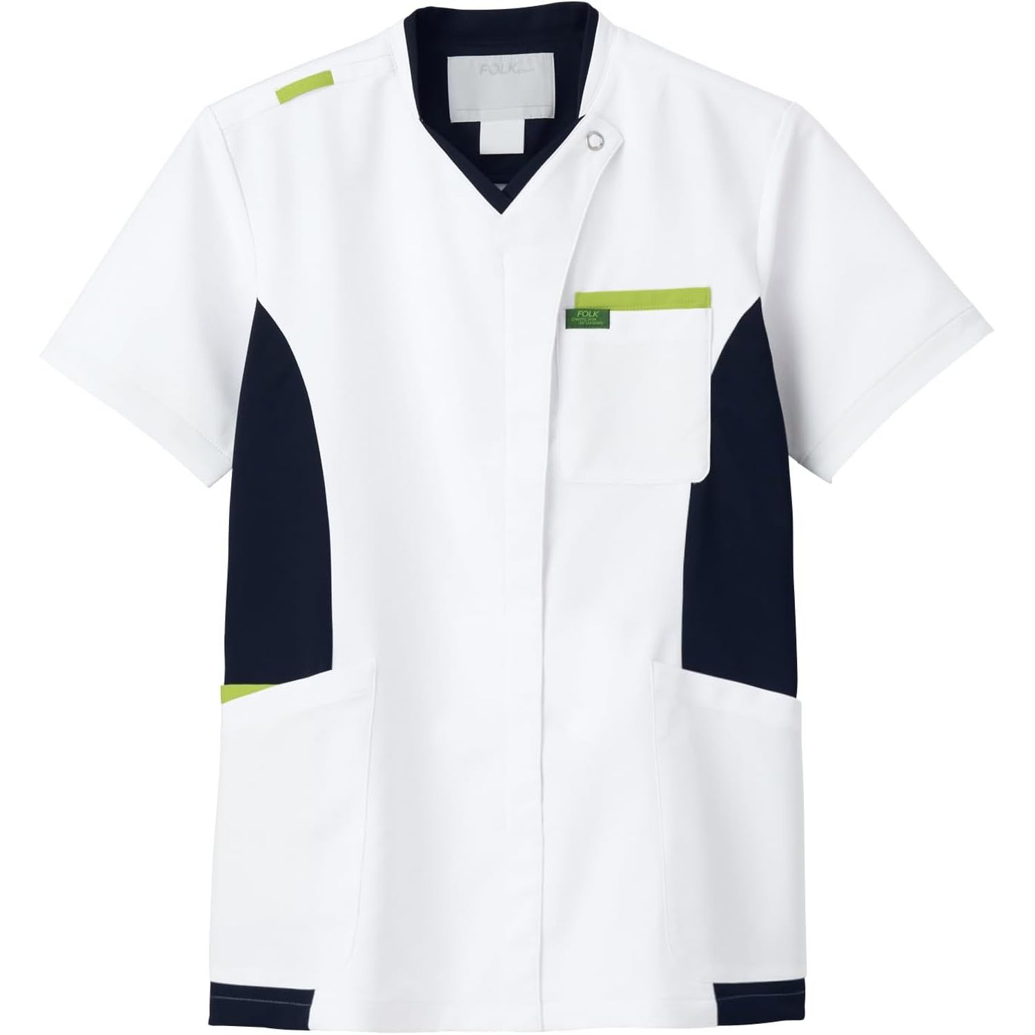 男女兼用スクラブ 4L 7108SC-11(ホワイトXターコイス