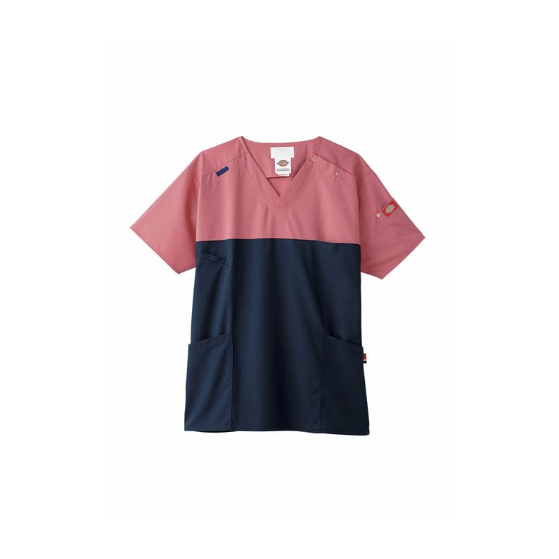 ディッキーズ スクラブ 24-7005-0406 3L ディッキーズ 7040SC-13(ピンクXシールズ