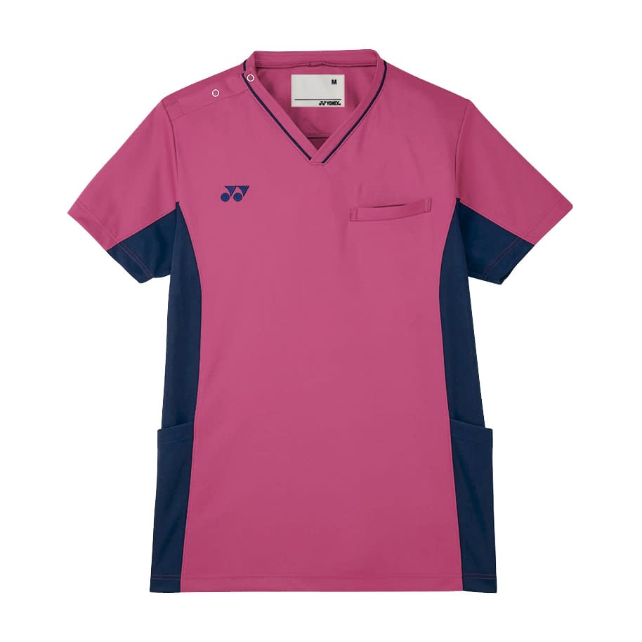 ヨネックス×キラク スクラブ 24-7000-0202 S YONEX×キラク CY800-14(チェリーピンク)