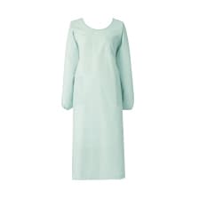 予防衣 長袖 25-3061-0203 L KAZEN 139-32(ミントグリーン)