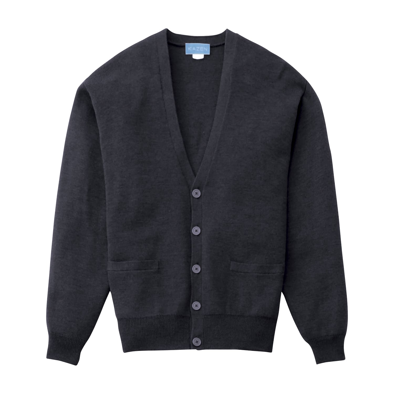メンズカーディガン 24-8147-0005 3L KAZEN 203-11(ネイビー)
