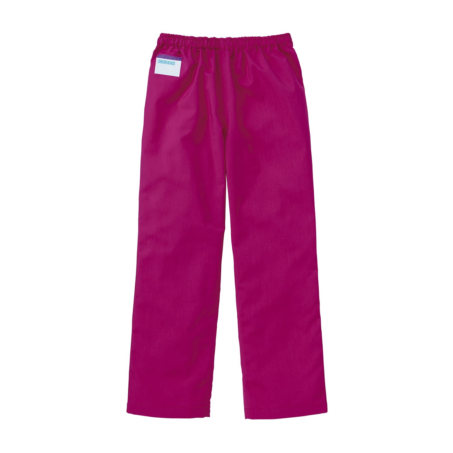 手術スラックス(男女兼用) 24-7010-0803 M KAZEN 155-93(マゼンタ)