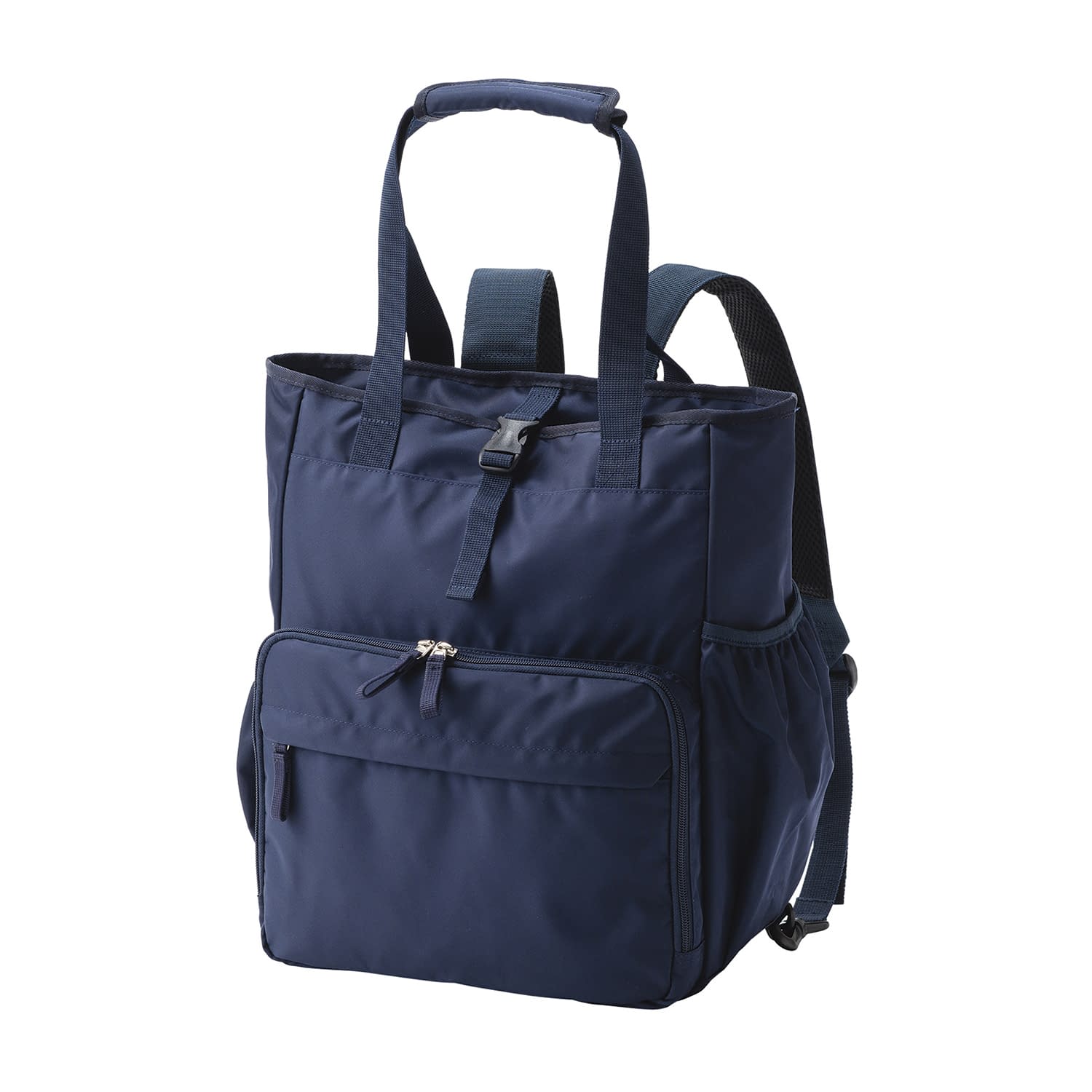 2WAYトートバッグ 訪問バッグ 24-7261-01 KAZEN KZN901-18(ネイビー)