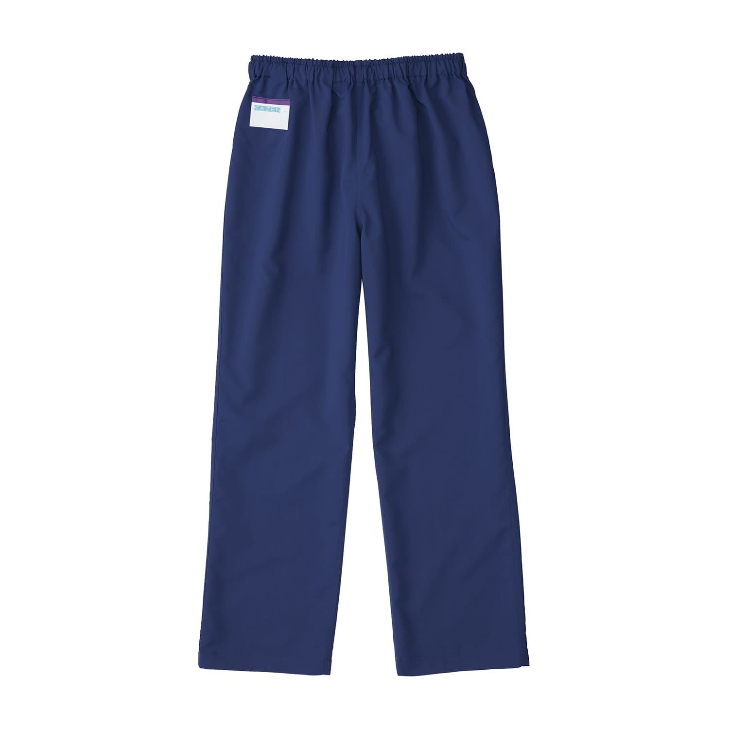 手術スラックス(男女兼用) 24-7010-1205 LL KAZEN 155-98(ネイビー)