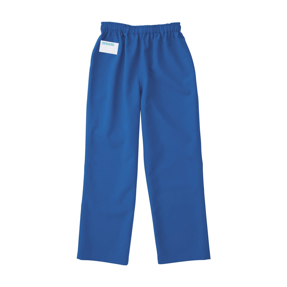 手術スラックス(男女兼用) 24-7010-0407 4L KAZEN 155-85(ロイヤルブルー)