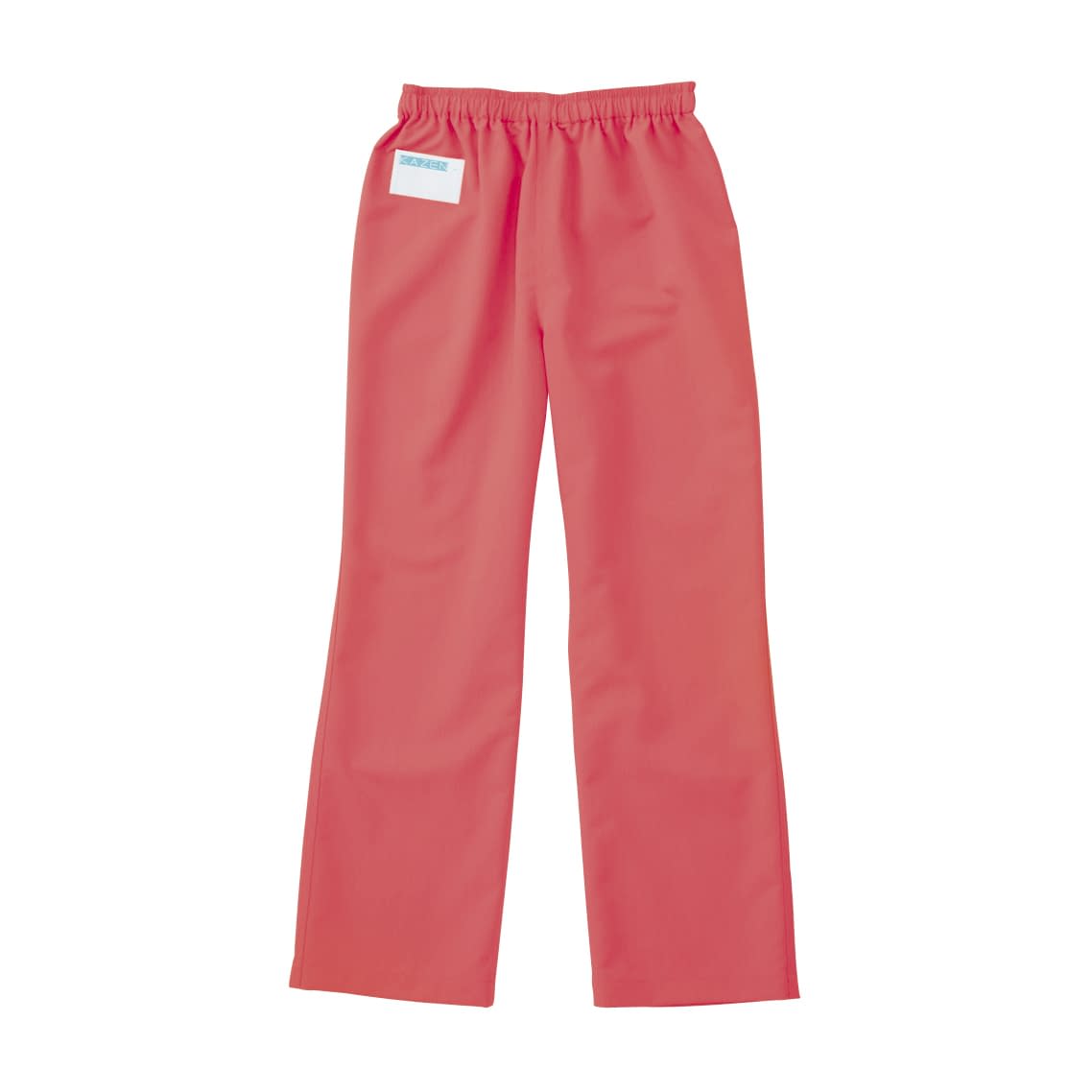 手術スラックス(男女兼用) 24-7010-0106 3L KAZEN 155-74(バーミリオン)