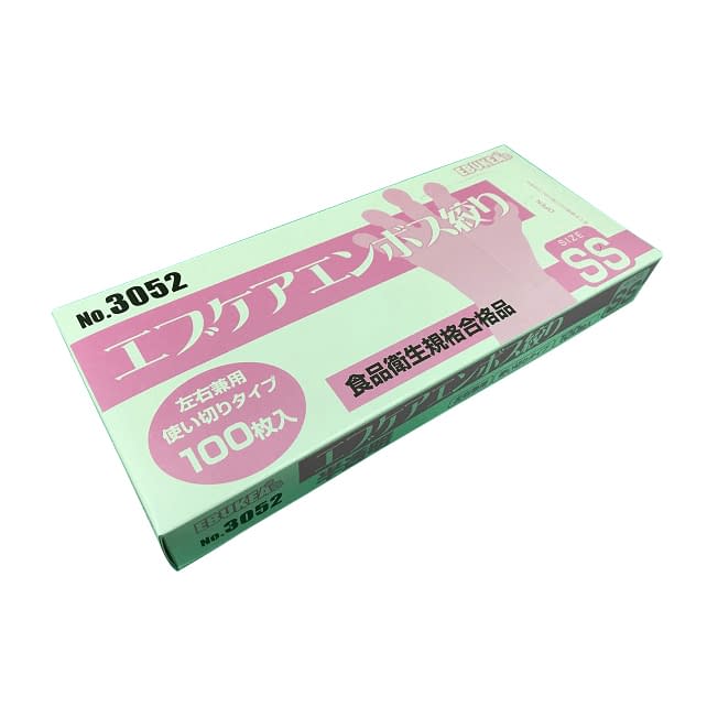 エブケアエンボス絞り(箱入)半透明 24-9528-0001 SS エブノ 3052(100マイイリ)